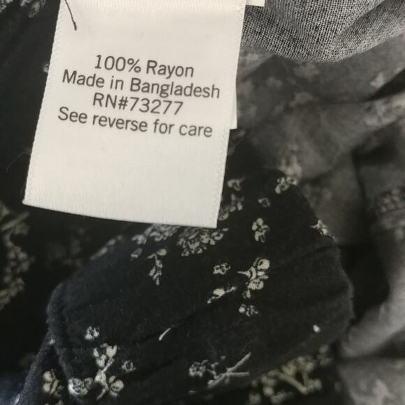 SO Goods For Life High Rise Wide Leg Floral Pants Size XL - Picture 9 of 9